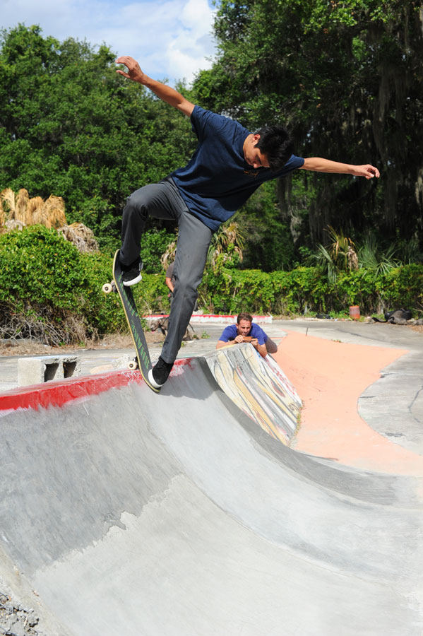 A back blunt from Stevie Perez while Guy Mariano